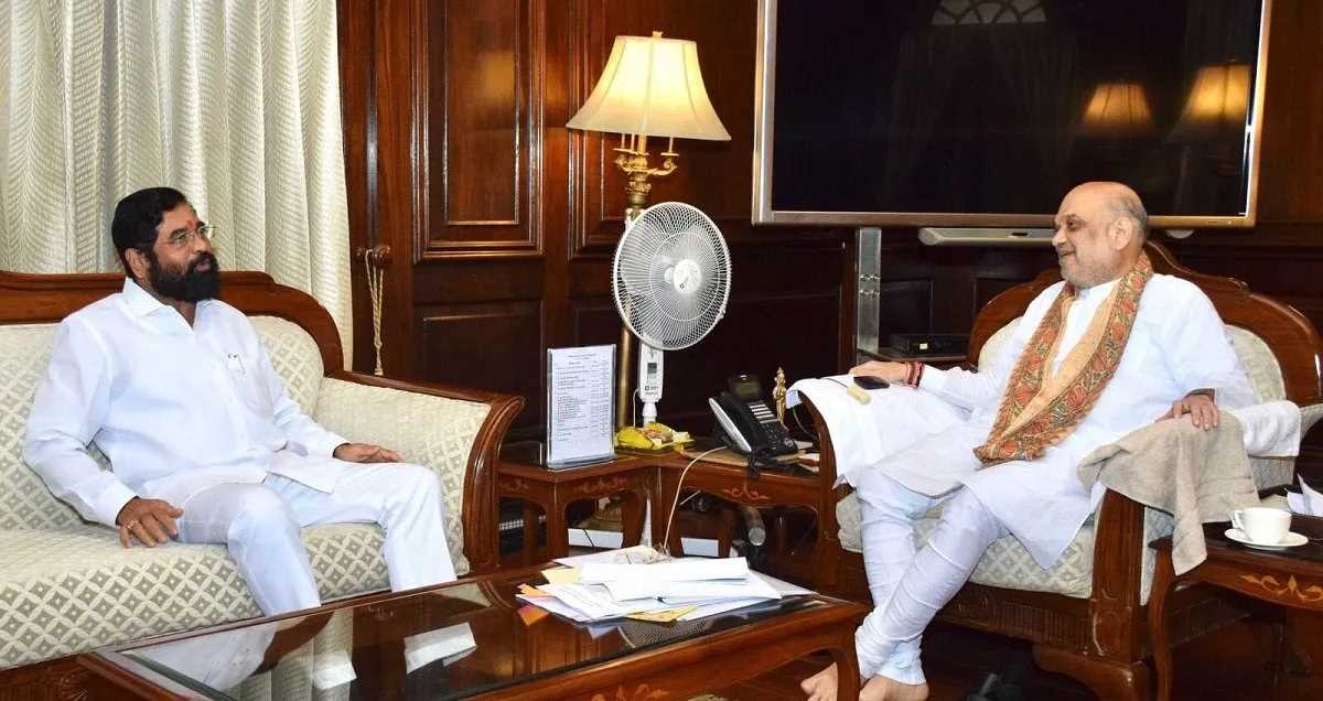 एकनाथ शिंदे देर रात अमित शाह से मिले, राज्य के विकास पर की चर्चा एकनाथ शिंदे देर रात अमित शाह से मिले, राज्य के विकास पर की चर्चा